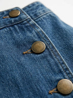 Pantalon portefeuille fluide en denim