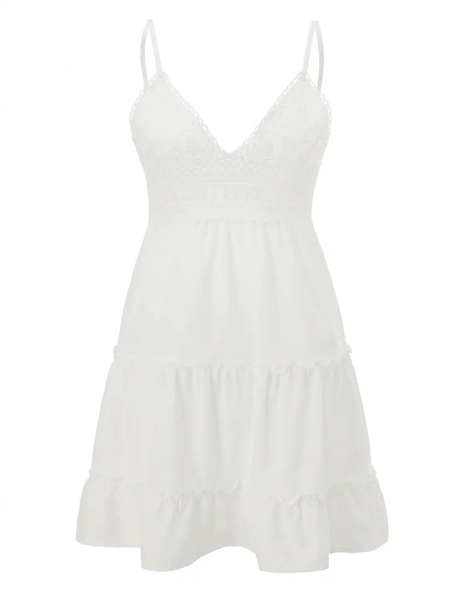 Robe fluide à volants