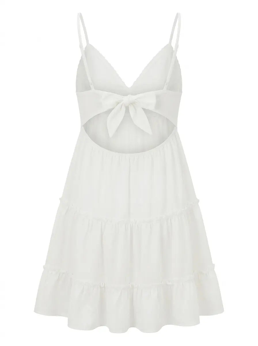 Robe fluide à volants