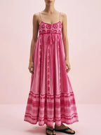 Robe longue fluide bohème