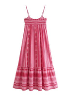 Robe longue fluide bohème